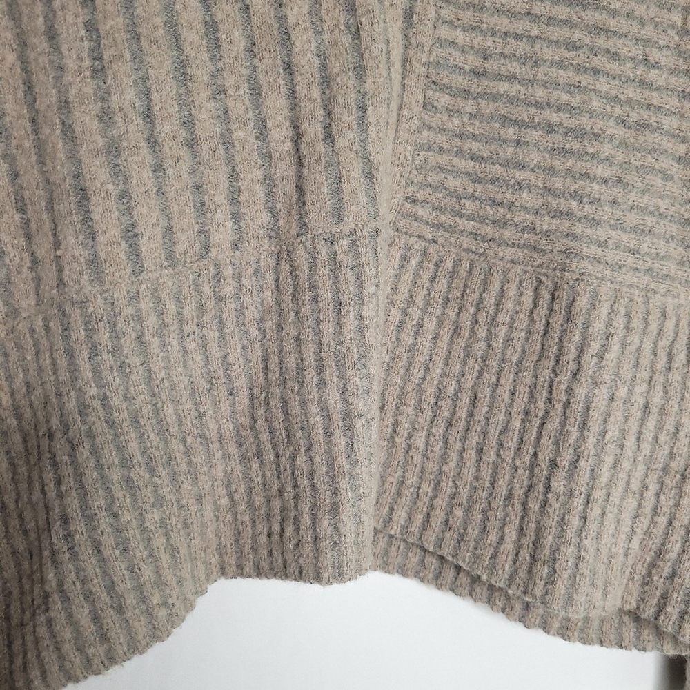 ALL SAINTS Terra Jumper Wool Blend Funnel Neck Ribbed Sweater MEDIUM - Picture 10 of 13